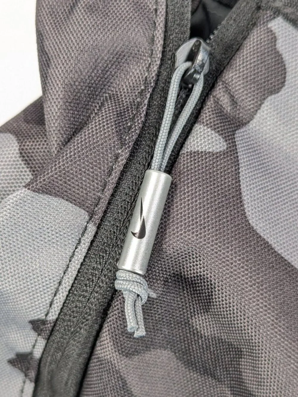 Nike Roll-Top Backpack Grey Camouflage Print with H2Go 20.9oz Stainless Bottle